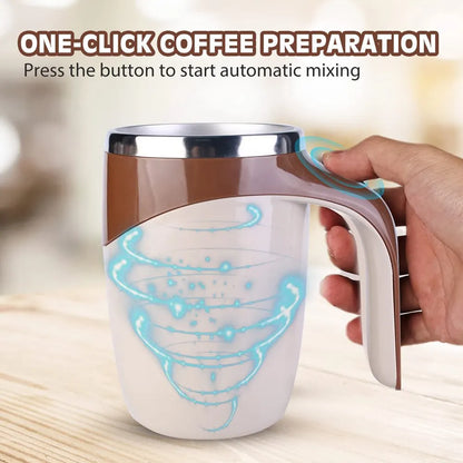 Automatic Stirring Magnetic Mug Rechargeable Model Stirring Coffee Cup Electric Stirring Cup  Milkshake Rotating Cup
