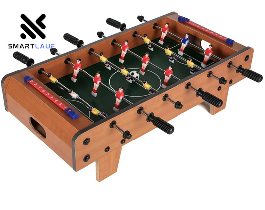 Wooden Mini Foosball Table Top Indoor Game Set for Room, Parties, Family and for Kids