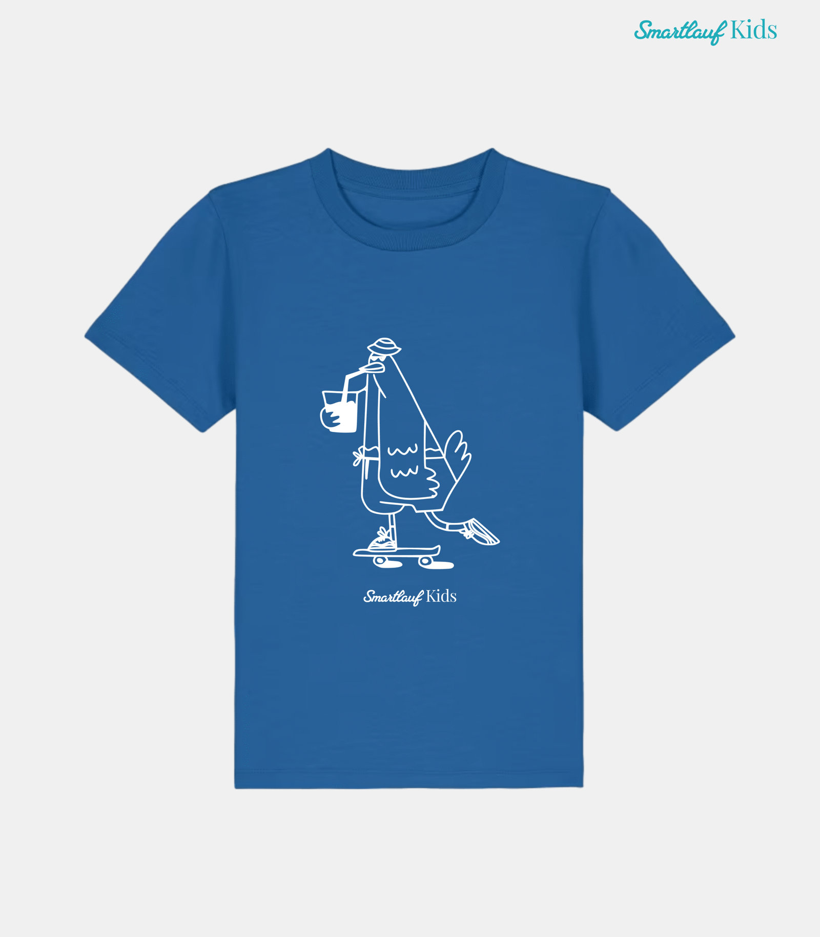 Untitled Project - T-Shirt 2 Der Skateboard-Vogel Organic Cotton Kinder T-Shirt – Bild 1